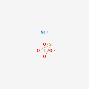 molecular formula NaO4SiTi+ B577211 Sodium;titanium(4+);silicate CAS No. 12034-35-4