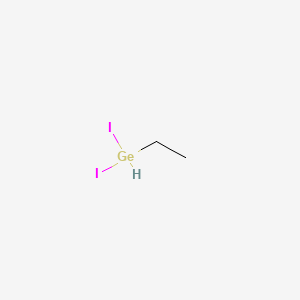 molecular formula C2H6GeI2 B577214 Ethyldiiodogermane CAS No. 14275-40-2