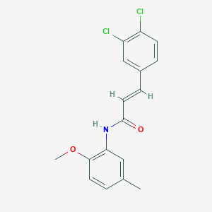 3-(3,4-dichlorophenyl)-N-(2-methoxy-5-methylphenyl)acrylamide