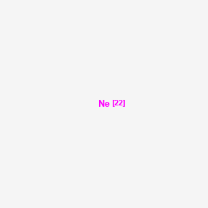 molecular formula Ne B577218 (~22~Ne)Neon CAS No. 13886-72-1