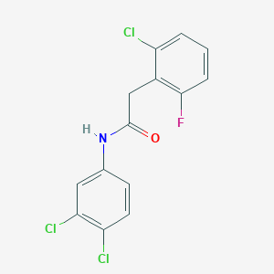 2-(2-chloro-6-fluorophenyl)-N-(3,4-dichlorophenyl)acetamide