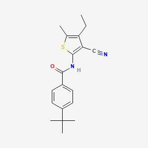 4-tert-butyl-N-(3-cyano-4-ethyl-5-methyl-2-thienyl)benzamide