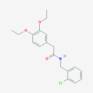 N-(2-chlorobenzyl)-2-(3,4-diethoxyphenyl)acetamide