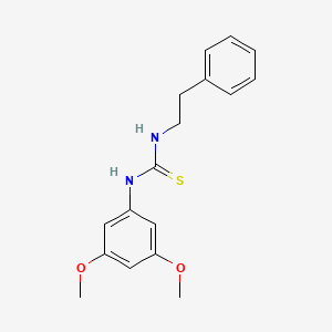N-(3,5-dimethoxyphenyl)-N'-(2-phenylethyl)thiourea