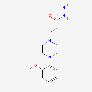 molecular formula C14H22N4O2 B5772214 3-[4-(2-methoxyphenyl)-1-piperazinyl]propanohydrazide 