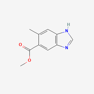 methyl 6-methyl-1H-benzimidazole-5-carboxylate