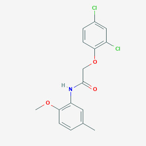 2-(2,4-dichlorophenoxy)-N-(2-methoxy-5-methylphenyl)acetamide