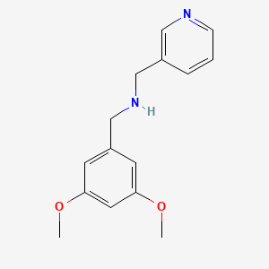 molecular formula C15H18N2O2 B5772278 (3,5-dimethoxybenzyl)(3-pyridinylmethyl)amine 