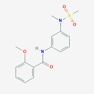 2-methoxy-N-{3-[methyl(methylsulfonyl)amino]phenyl}benzamide