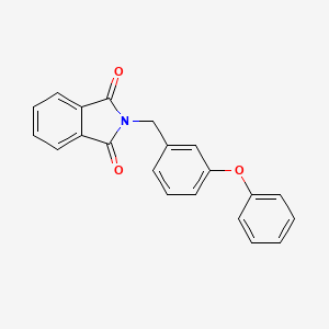 molecular formula C21H15NO3 B5772332 2-(3-phenoxybenzyl)-1H-isoindole-1,3(2H)-dione 