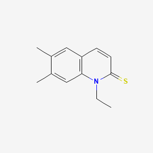 1-Ethyl-6,7-dimethylquinoline-2(1H)-thione