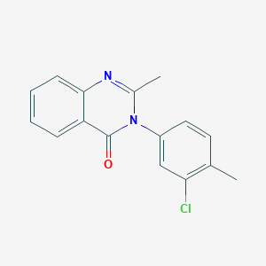 3-(3-chloro-4-methylphenyl)-2-methyl-4(3H)-quinazolinone