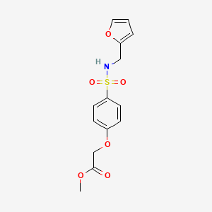 methyl (4-{[(2-furylmethyl)amino]sulfonyl}phenoxy)acetate