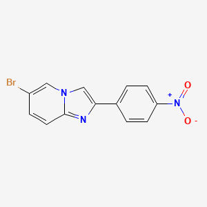 molecular formula C13H8BrN3O2 B5772351 6-bromo-2-(4-nitrophenyl)imidazo[1,2-a]pyridine CAS No. 321945-25-9