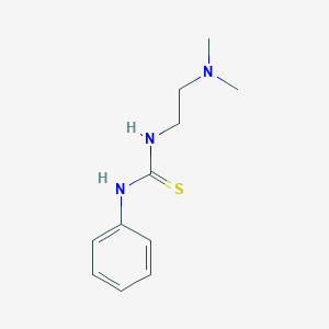 molecular formula C11H17N3S B5772358 N-[2-(dimethylamino)ethyl]-N'-phenylthiourea CAS No. 14569-86-9