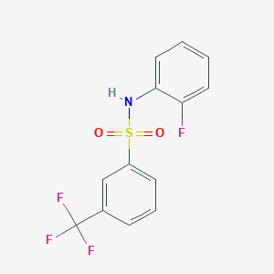 N-(2-fluorophenyl)-3-(trifluoromethyl)benzenesulfonamide