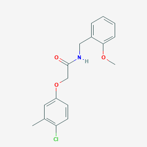 2-(4-chloro-3-methylphenoxy)-N-(2-methoxybenzyl)acetamide
