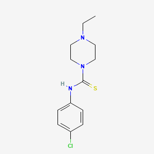 N-(4-chlorophenyl)-4-ethyl-1-piperazinecarbothioamide