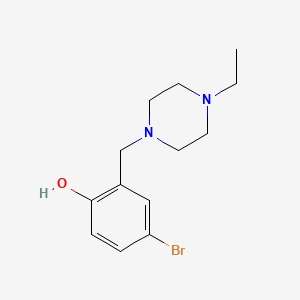 4-bromo-2-[(4-ethyl-1-piperazinyl)methyl]phenol