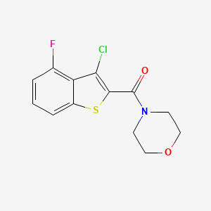 4-[(3-chloro-4-fluoro-1-benzothien-2-yl)carbonyl]morpholine