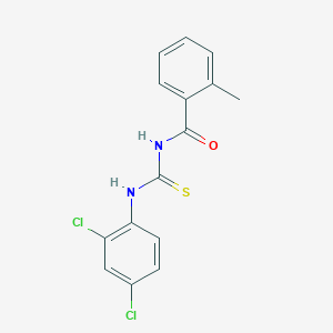 N-[(2,4-dichlorophenyl)carbamothioyl]-2-methylbenzamide