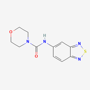 N-2,1,3-benzothiadiazol-5-yl-4-morpholinecarboxamide