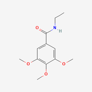 molecular formula C12H17NO4 B5772613 N-ethyl-3,4,5-trimethoxybenzamide 