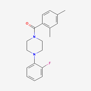 (2,4-Dimethylphenyl)[4-(2-fluorophenyl)piperazin-1-yl]methanone