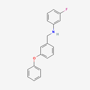 molecular formula C19H16FNO B5772734 (3-fluorophenyl)(3-phenoxybenzyl)amine 