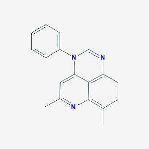 molecular formula C18H15N3 B5772736 5,7-dimethyl-3-phenyl-3H-pyrido[4,3,2-de]quinazoline CAS No. 5787-10-0