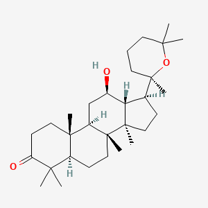 molecular formula C30H50O3 B577274 3-Ketopanaxadiol CAS No. 14351-30-5