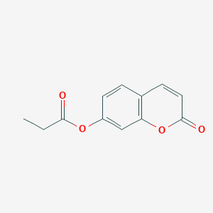 molecular formula C12H10O4 B5772781 2-oxo-2H-chromen-7-yl propionate 