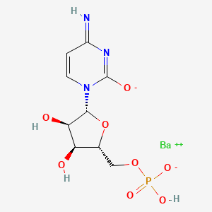 molecular formula C9H12BaN3O8P B577280 5'-Cytidylic acid barium salt CAS No. 13435-44-4