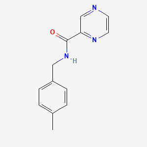molecular formula C13H13N3O B5772803 N-(4-methylbenzyl)-2-pyrazinecarboxamide 