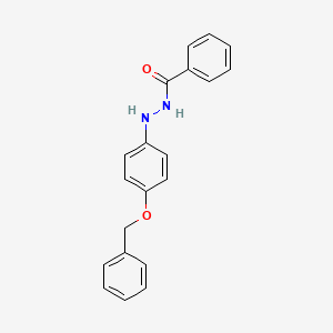 molecular formula C20H18N2O2 B577297 N'-[4-(Benzyloxy)phenyl]benzohydrazide CAS No. 1097-35-4
