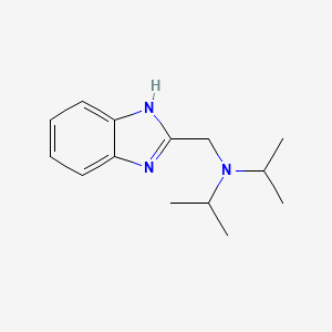 molecular formula C14H21N3 B5773008 (1H-benzimidazol-2-ylmethyl)diisopropylamine 