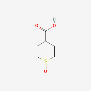 molecular formula C6H10O3S B577301 1-氧代噻烷-4-羧酸 CAS No. 13129-22-1