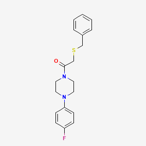 1-[(benzylthio)acetyl]-4-(4-fluorophenyl)piperazine