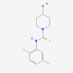 N-(2,5-dimethylphenyl)-4-hydroxy-1-piperidinecarbothioamide