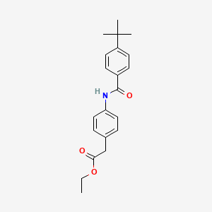 ethyl {4-[(4-tert-butylbenzoyl)amino]phenyl}acetate