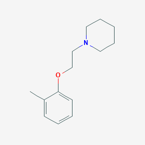 1-[2-(2-methylphenoxy)ethyl]piperidine