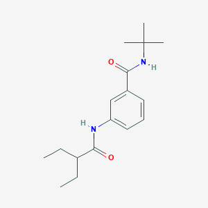 N-(tert-butyl)-3-[(2-ethylbutanoyl)amino]benzamide