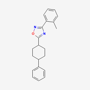 3-(2-methylphenyl)-5-(4-phenylcyclohexyl)-1,2,4-oxadiazole