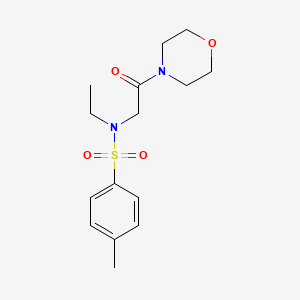 N-ethyl-4-methyl-N-[2-(4-morpholinyl)-2-oxoethyl]benzenesulfonamide