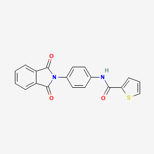 N-[4-(1,3-dioxo-1,3-dihydro-2H-isoindol-2-yl)phenyl]-2-thiophenecarboxamide