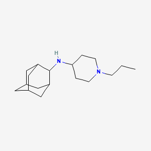 molecular formula C18H32N2 B5773298 N-2-adamantyl-1-propyl-4-piperidinamine 