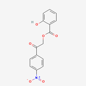2-(4-nitrophenyl)-2-oxoethyl salicylate