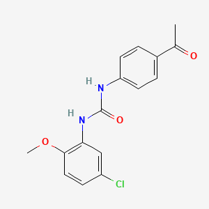 N-(4-acetylphenyl)-N'-(5-chloro-2-methoxyphenyl)urea