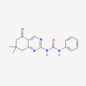 N-(7,7-dimethyl-5-oxo-5,6,7,8-tetrahydro-2-quinazolinyl)-N'-phenylurea