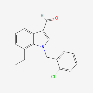 1-(2-chlorobenzyl)-7-ethyl-1H-indole-3-carbaldehyde